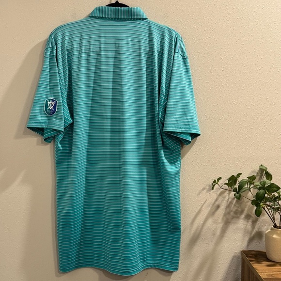 Holderness & Bourne Large Striped Golf Polo Shirt Performance Short Sleeve *READ - Picture 2 of 6